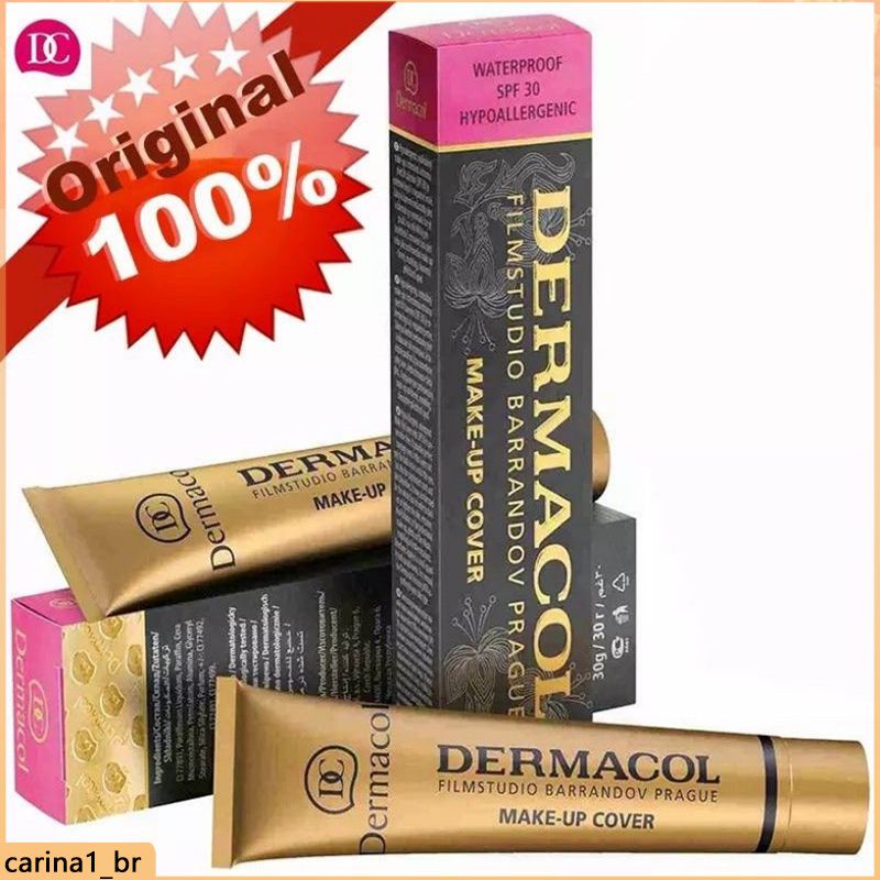 Dermacol trang điểm nền Bìa kem nền dạng lỏng không thấm nước