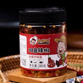 Ớt Chưng Hồ Nam Chú Bé, Ớt Chưng Dầu Chuẩn Vị Trung - Ăn Vặt 492