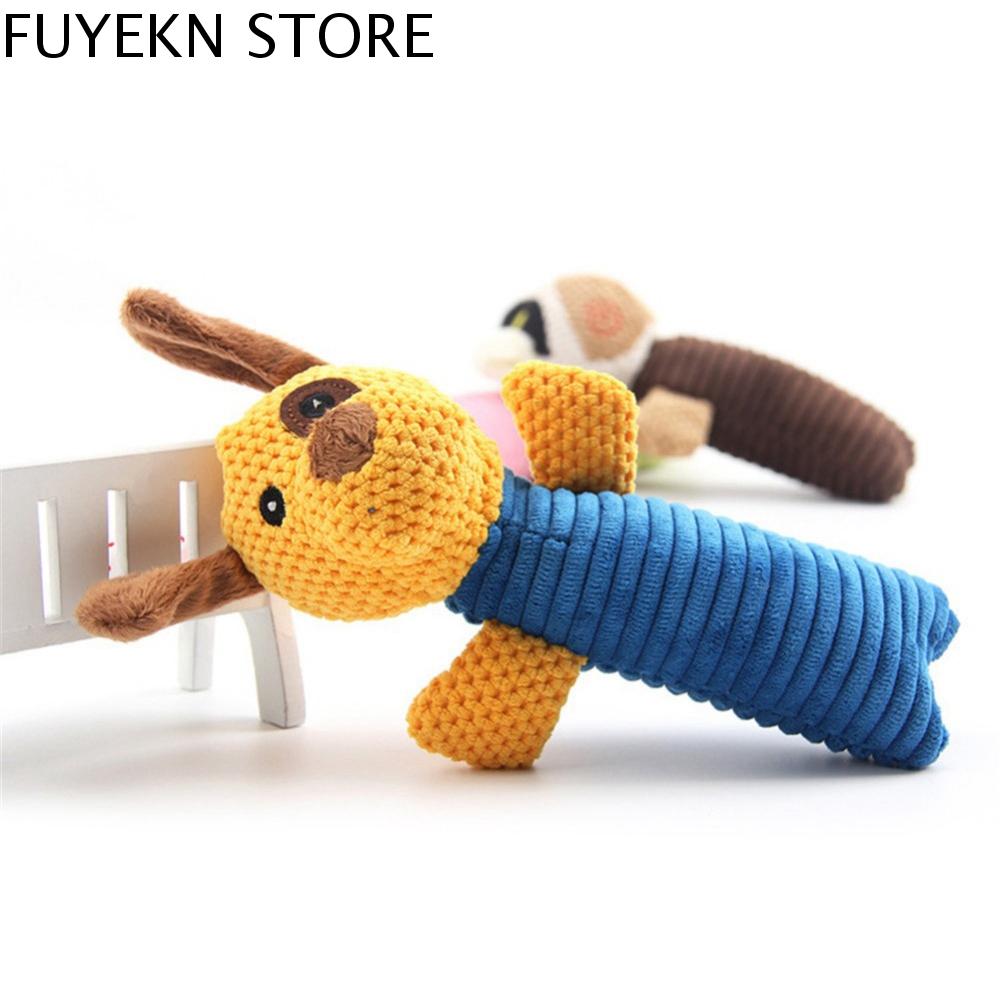 FUYEKN Sang trọng Mềm Tiếng kêu cót két Chew Stuff Âm thanh cho mèo Đồ chơi cho chó Đồ chơi nhai Dụng cụ làm sạch răng Đồ cho chó