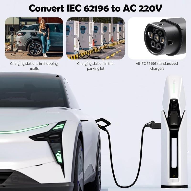 Cắm Trại chuyển đổi sạc trên xe điện với vật liệu chống cháy cho khả năng tương thích thiết bị công suất cao ngoài trời
