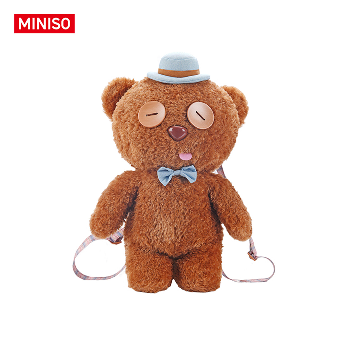 MINISO Official Minions Tim Bear Plush Toy 20cm Classic Stuffed Animal Soft Cute Collectible Doll Gift for Kids & Adults ราคา 400 บาท*ส่งฟรี