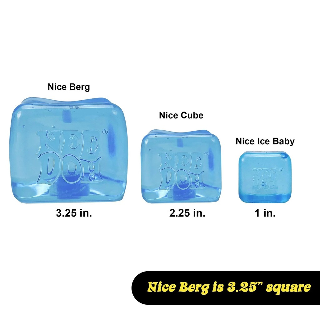 NeeDoh® Nice Cube - Nice Berg Autism ADHD Calm stress-relief