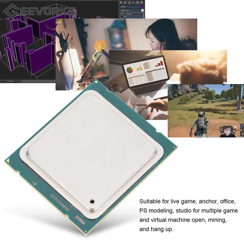Geevorks For Intel Xeon E5-2640V2 2.0GHz Frequency Octa Core 16 Threads LGA2011 CPU Processor (S)