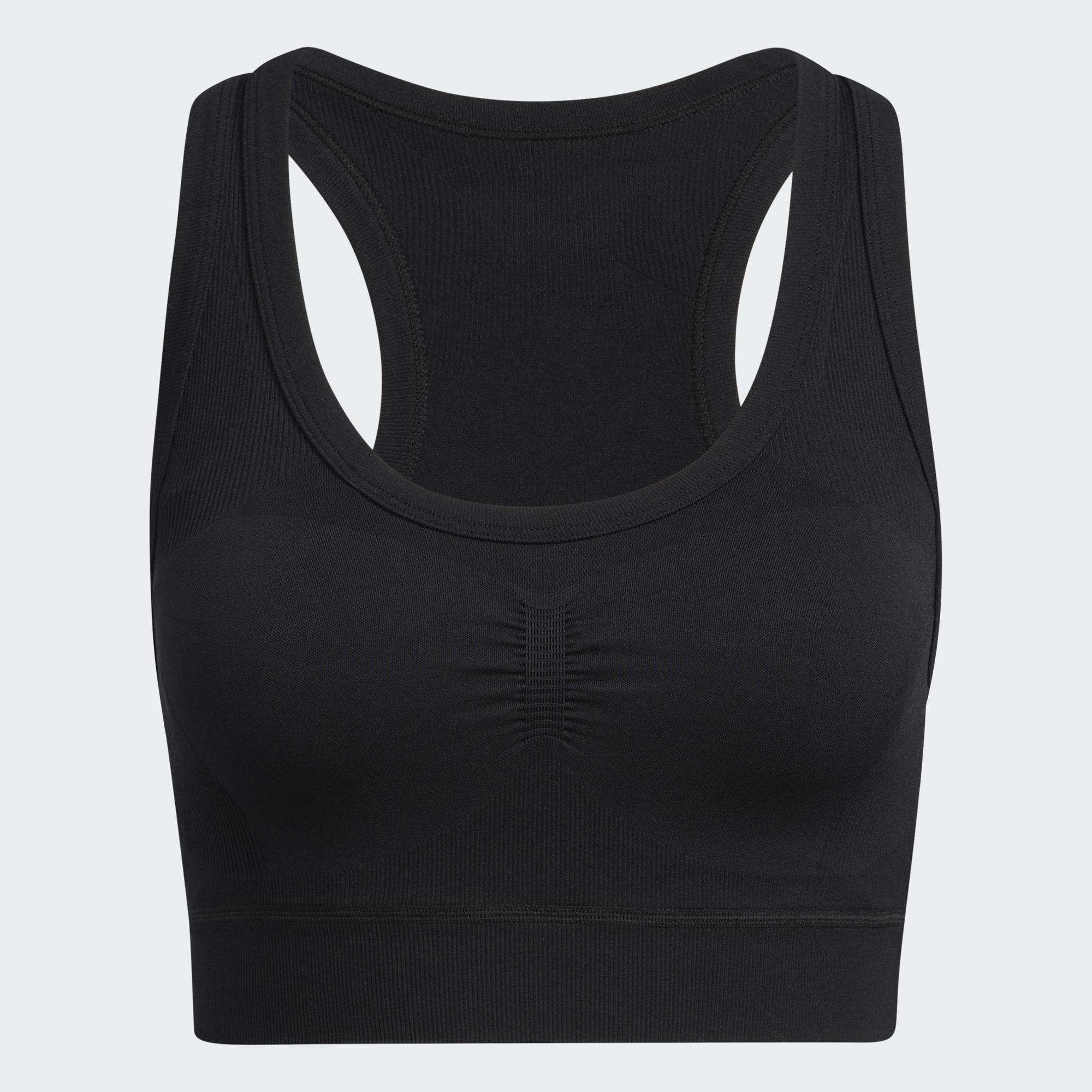 Adidas tập luyện áo bra studio nữ đen gl1013