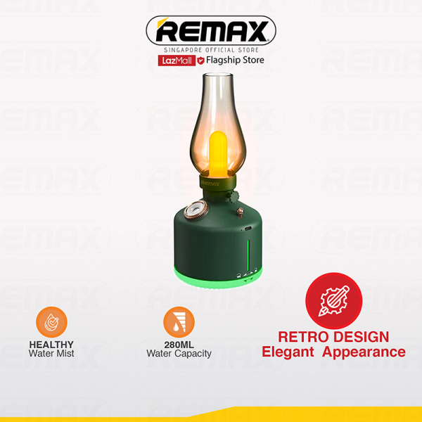 [Remax Creative Lifestyle] RT-EM21 Aladdin Retro Design 280ML Humidifier Fine Misting Quiet Moisturizing Singapore