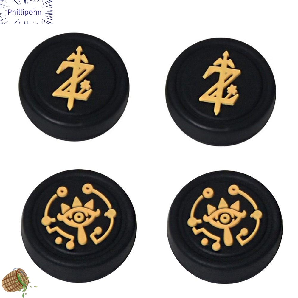 Phillipohn 15 cặp trường hợp bảo vệ mũ chụp nút ngón tay cái Silicone Rocker Mũ Phụ Kiện Công Tắc Nút bìa cho Bộ chuyển đổi Nintendo joycon NS