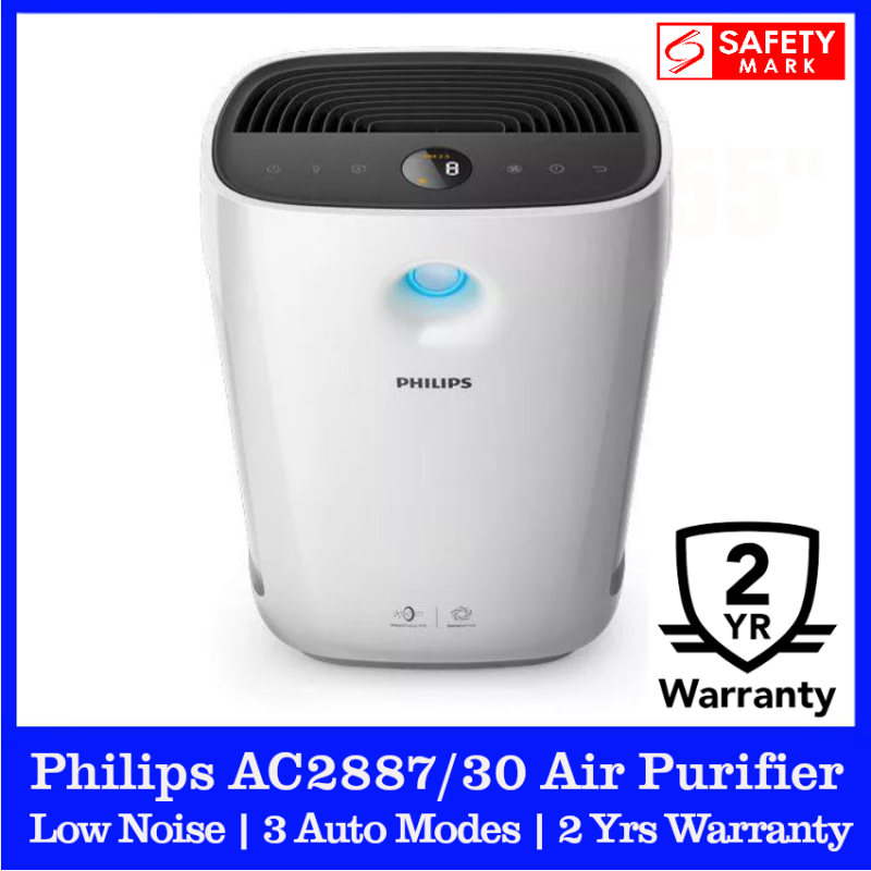 Philips AC2887/30 Air Purifier. Philips AC2887/30 Air Cleaner. For 25 - 79m2 space. Numeric display. 2 Years Warranty. Safety Mark Approved. Singapore