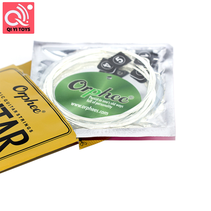 6 pcs cổ điển dây đàn guitar cổ điển nylon và dây Dây mạ bạc
