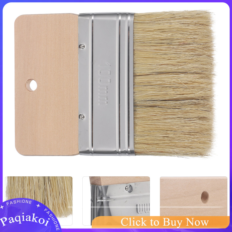 Paqiakoi chải tẩy cát bãi biển chải sơn Đồ nội thất chải sơn Tay cầm bằng gỗ chải sơn