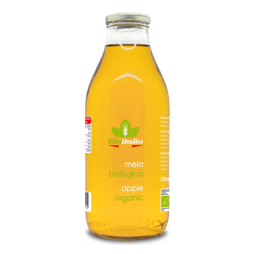Nước Ép Táo Hữu Cơ, Apple Juice 750ml - BIOITALIA