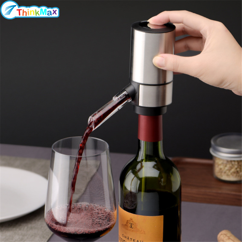 Electric Wine Decanter Aerator Automatic Pourer Battery Powered Kitchen Bar Accessory Home Gadgets ราคา 518 บาท*ส่งฟรี