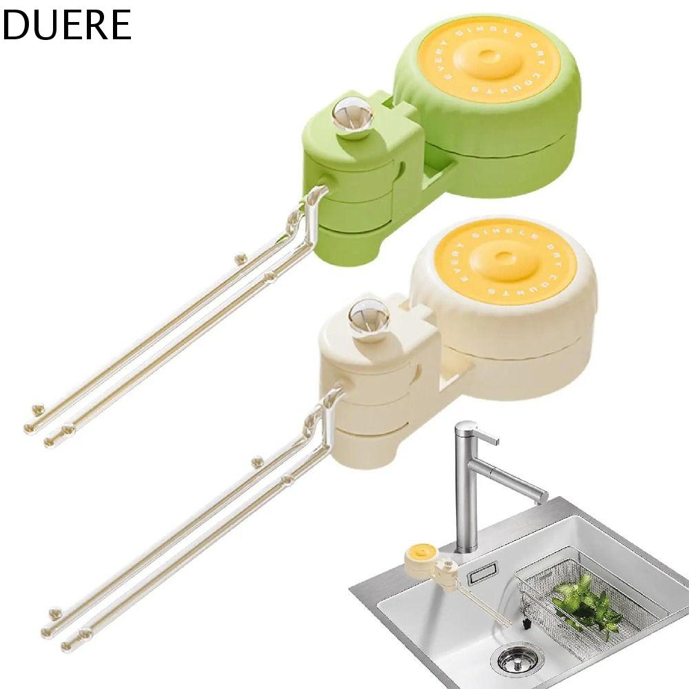 DUERE Cốc hút Giá đỡ lọc bồn rửa nhà bếp Sáng tạo Có thể xoay Giá đỡ lưới thoát rác Bộ thu gom thức ăn thừa Không cần đục lỗ Giá đỡ lưới treo rác thải Bếp