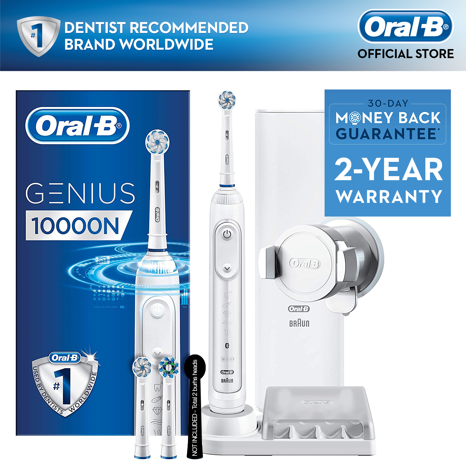 oral b genius two pack