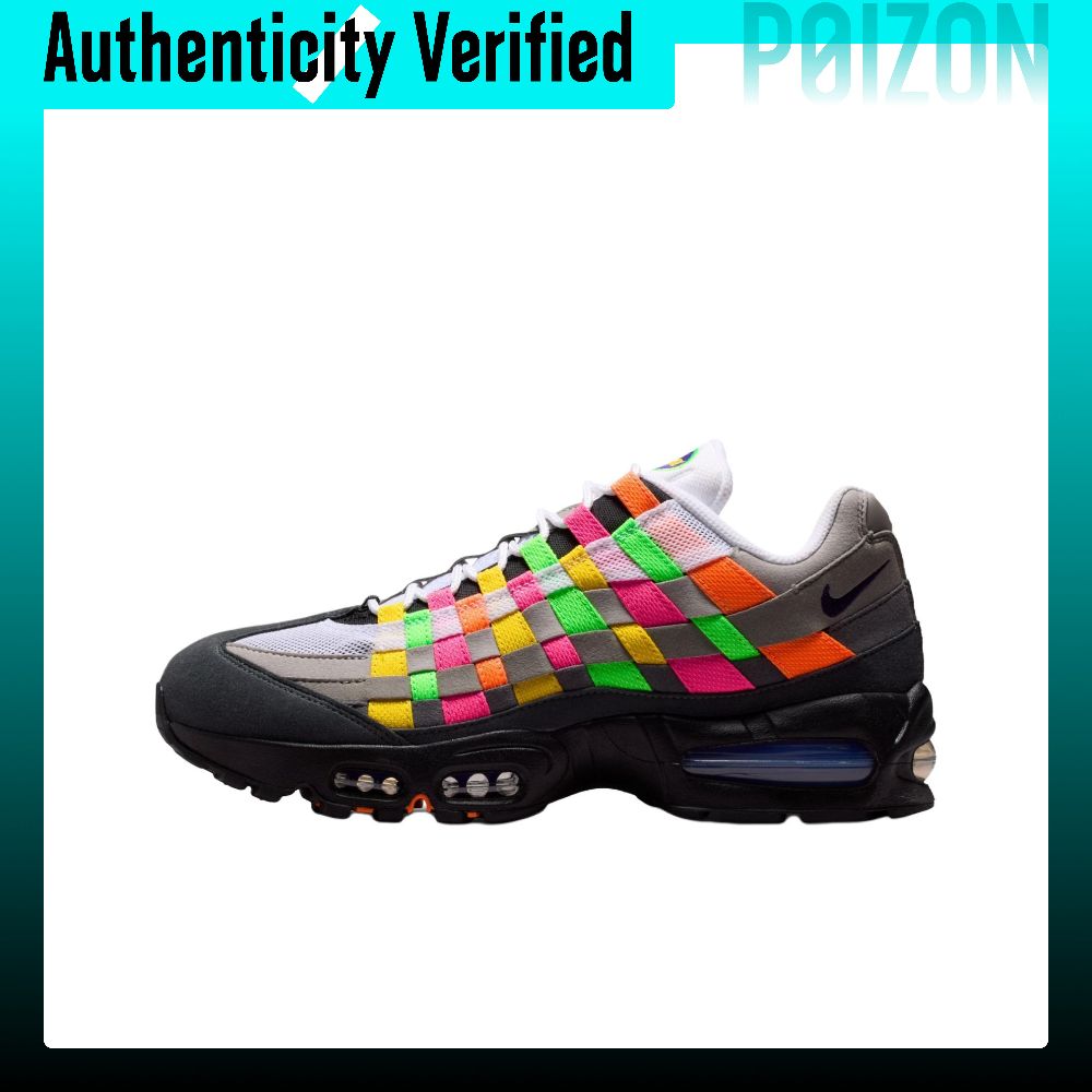 รองเท้าวิ่ง รองเท้ากีฬาออกกำลังกาย Nike Air Max 95 Low top ผู้ชายสีเทาสีดำ IB3695-100 ราคา 19,150 บาท*ส่งฟรี