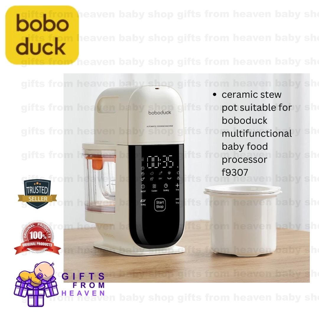 Boboduck 12 in 1 Multi-functional Baby Food Processor F9307 [ English Version ]