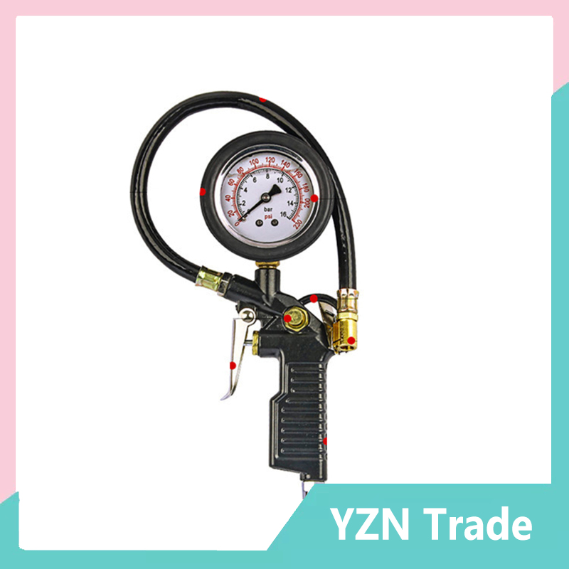 YZN ready stock Auto Tire Pressure Gauge Inflator Deflator 220bar Air
