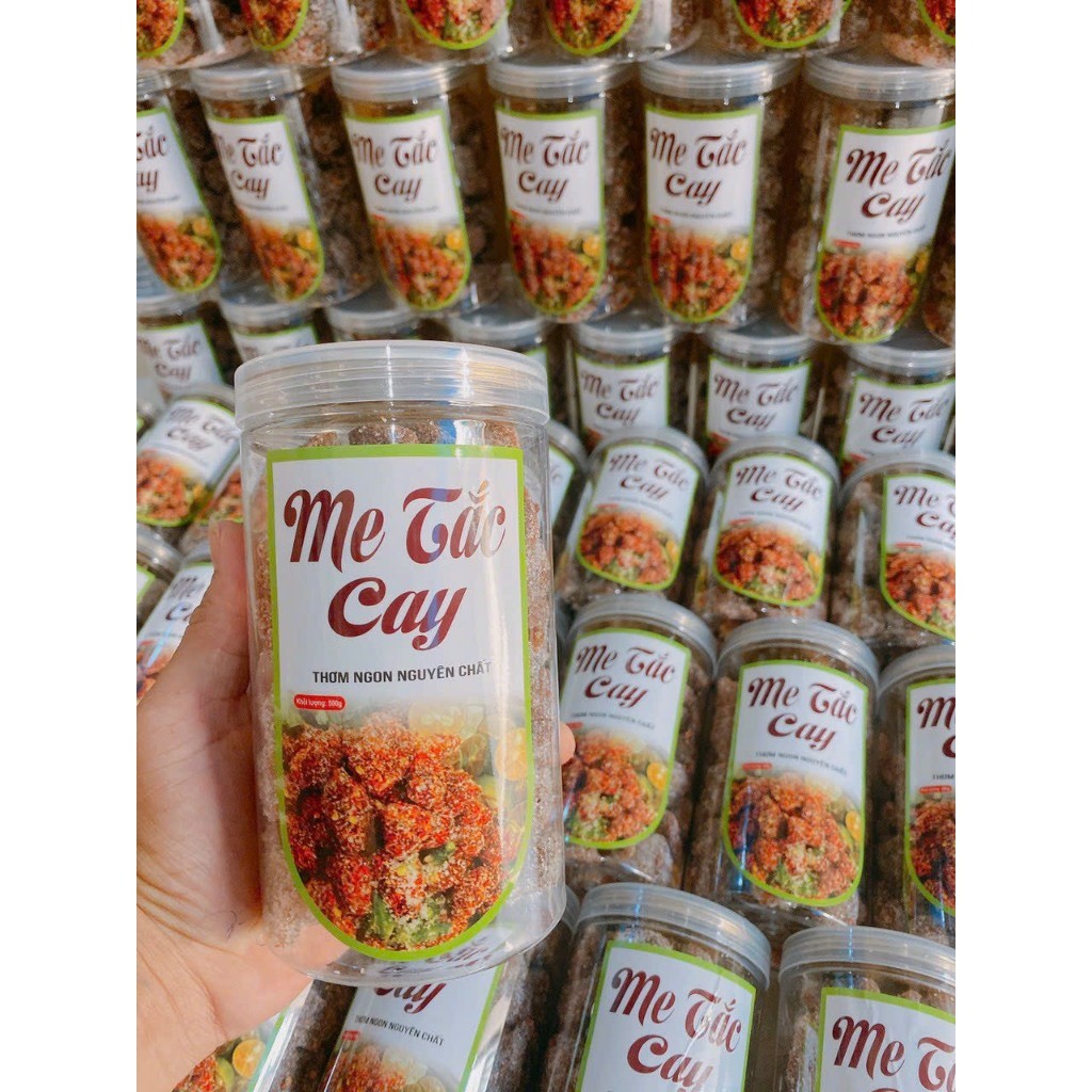 Kẹo Me Tắc Xí Muội Chua caʏ Hộp 500g - Ăn Vặt Banmefood
