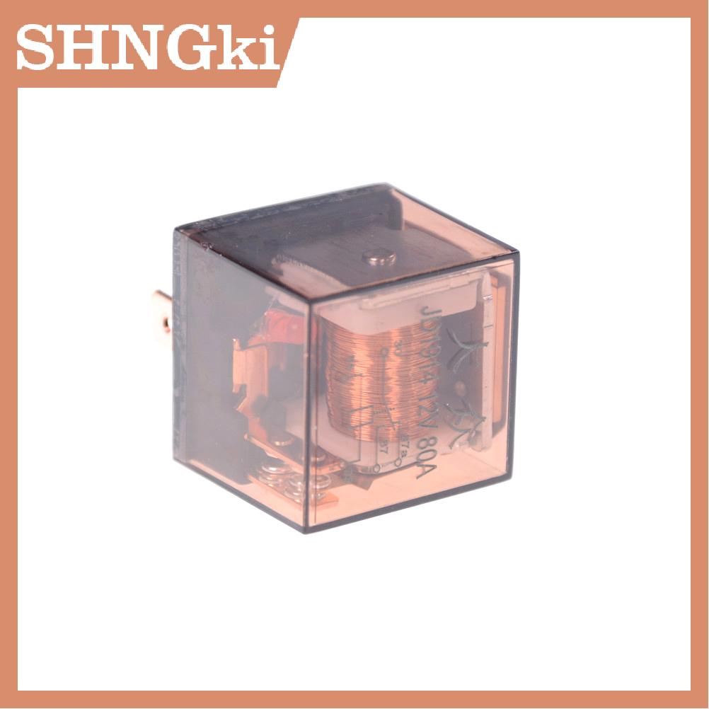 SHNGki Không thấm nước ô tô Relay 12V 80A 5pin spdt Xe thiết bị điều khiển Xe Rơ Le Không thấm nước 
