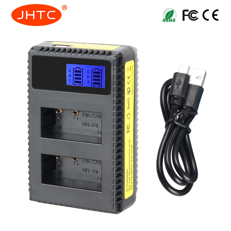 【On Sale】 Jhtc Nb-10l Nb 10l Charger For G15 G1x G16 Sx50 Sx40 G3x Sx40hs Sx50hs Sx60hs Camera Charger