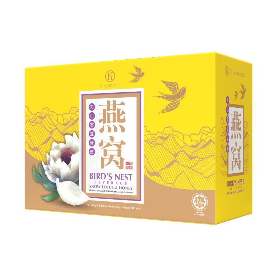 KINOHIMITSU Snow Lotus Birds Nest 6 x 75ml