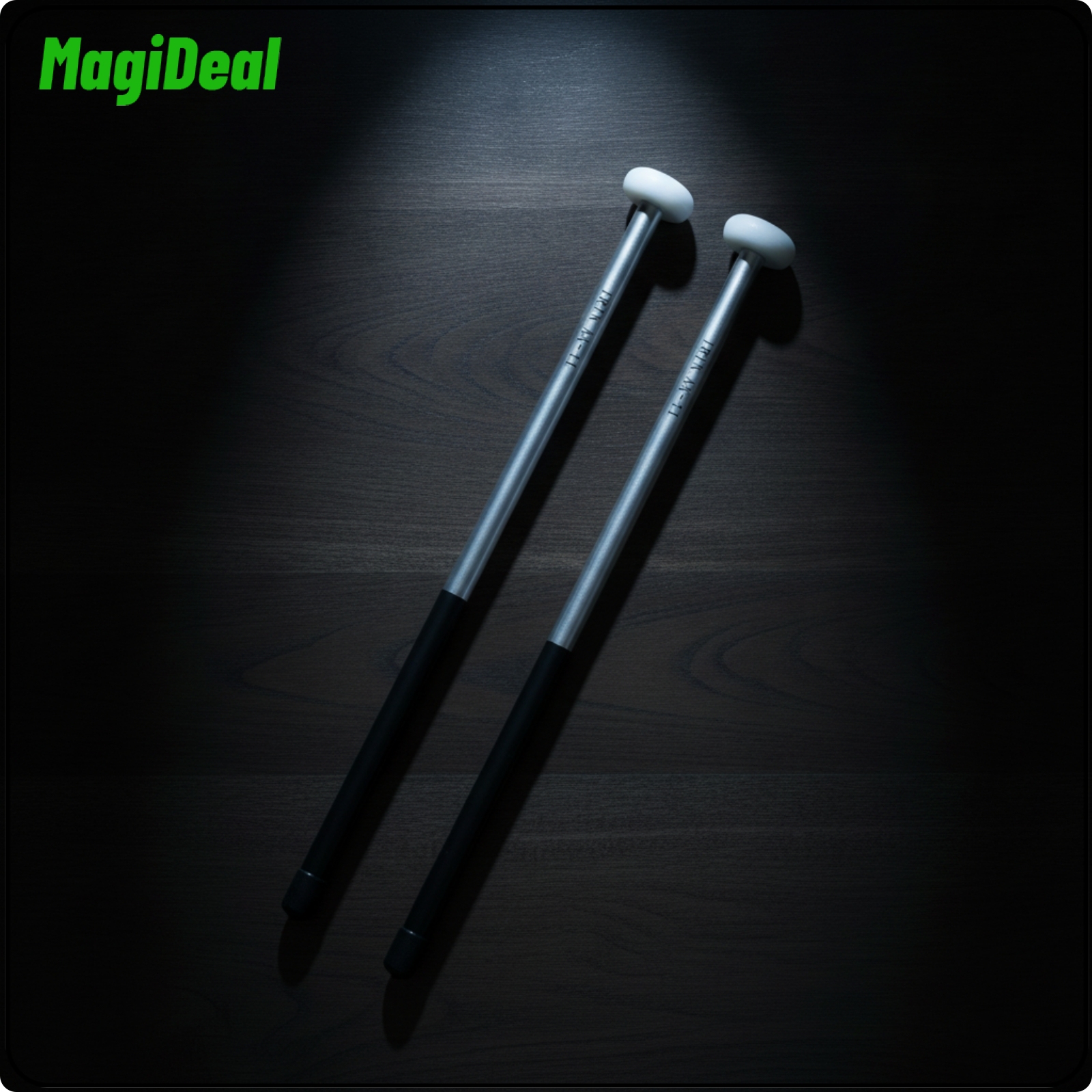MagiDeal 2 Pieces Sturdy Aluminum Drumsticks with Rubber Grip Ergonomic Percussion Sticks with Rubber Grip Comfortable Portable for Drum Practice ราคา 2,782 บาท*ส่งฟรี