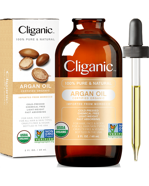 Tinh dầu dưỡng Cliganic Argan Oil dành cho tóc, mặt và da hữu cơ USDA CLIGANIC Certified-Organic