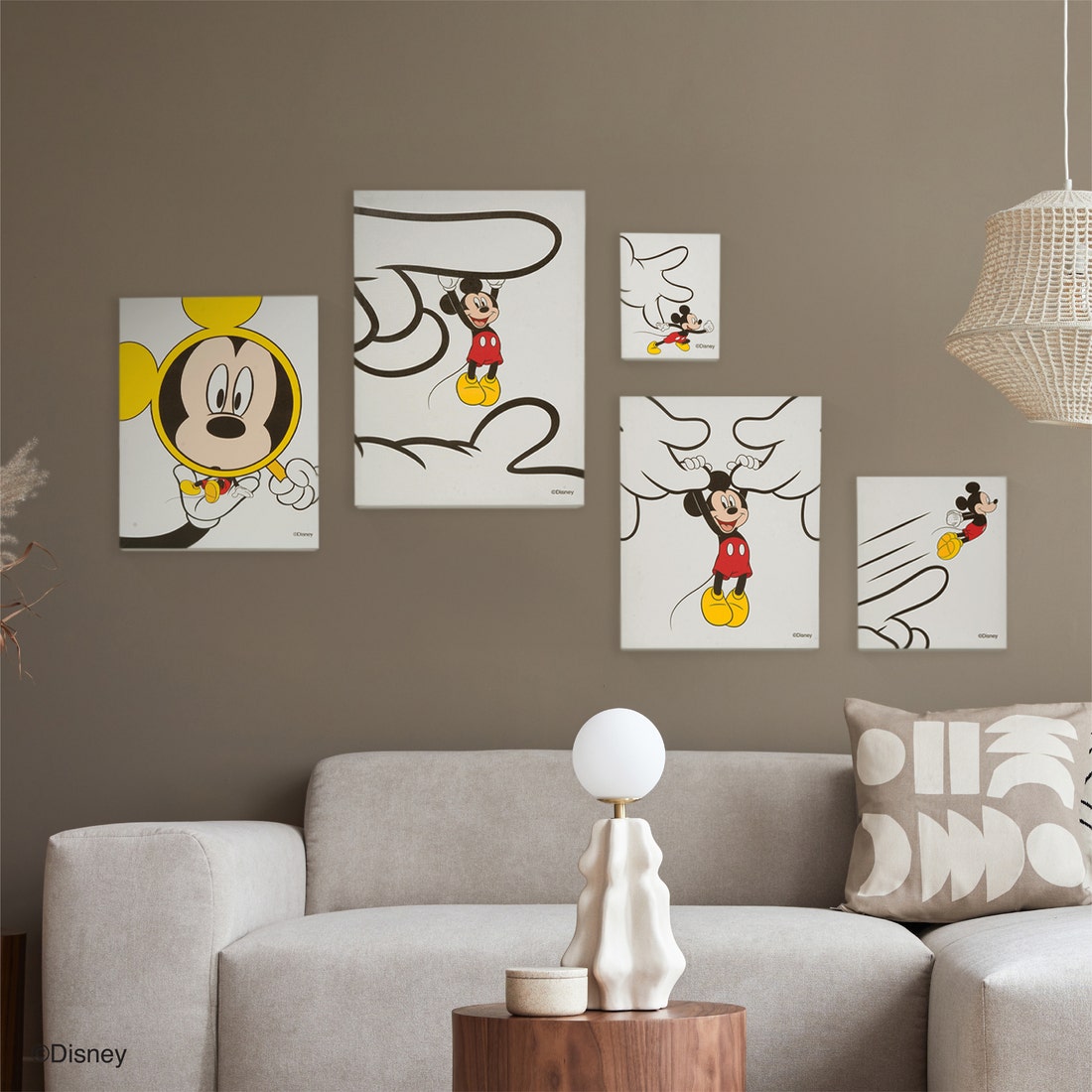 Koncept Furniture ภาพแขวน DISNEY รุ่น MICKEY-COLLECT สีเหลือง ราคา 4,990 บาท*ส่งฟรี
