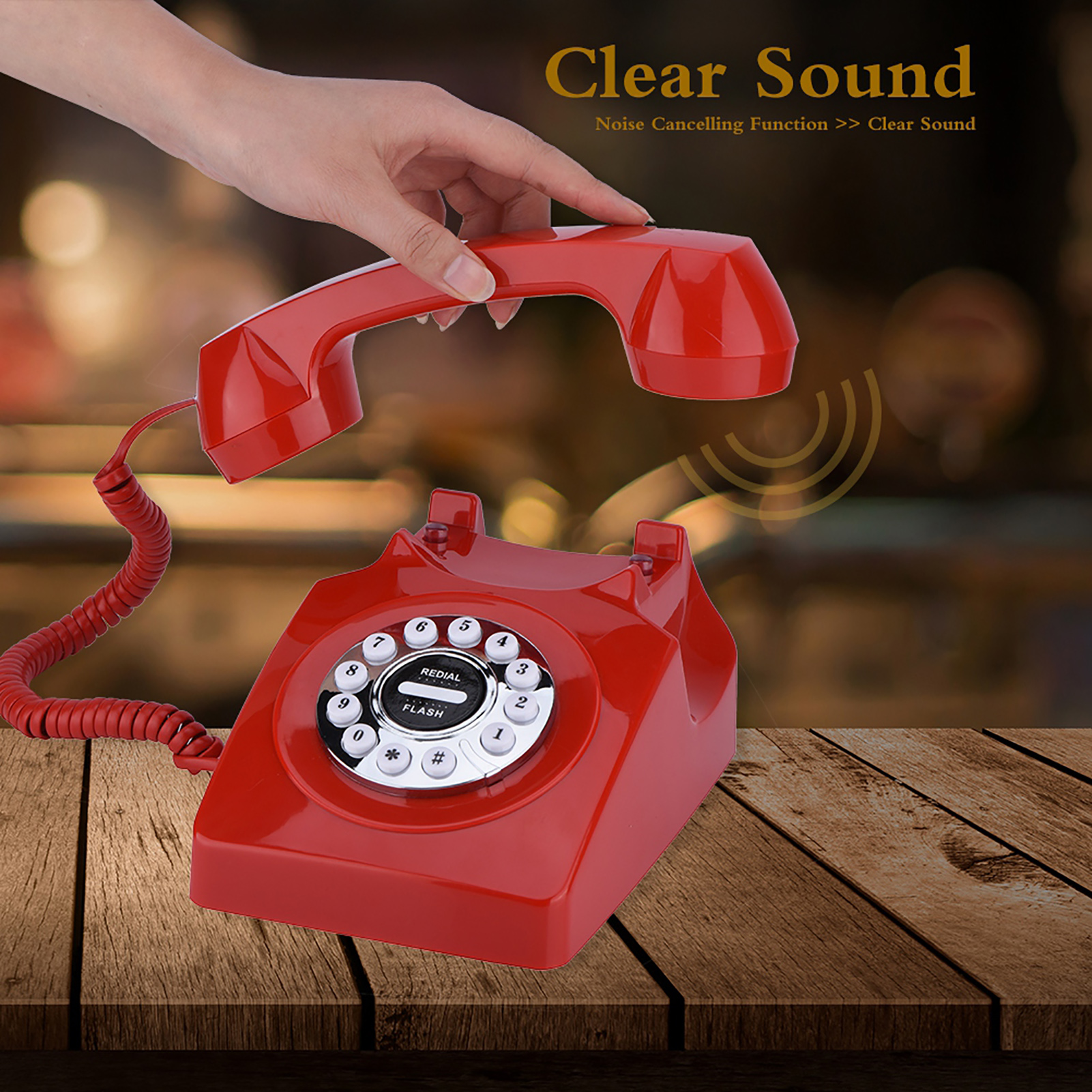 Vintage Antique TelephoneVintage Antique Telephone Good Appearancehigh Efficiency for Home ราคา 816 บาท*ส่งฟรี