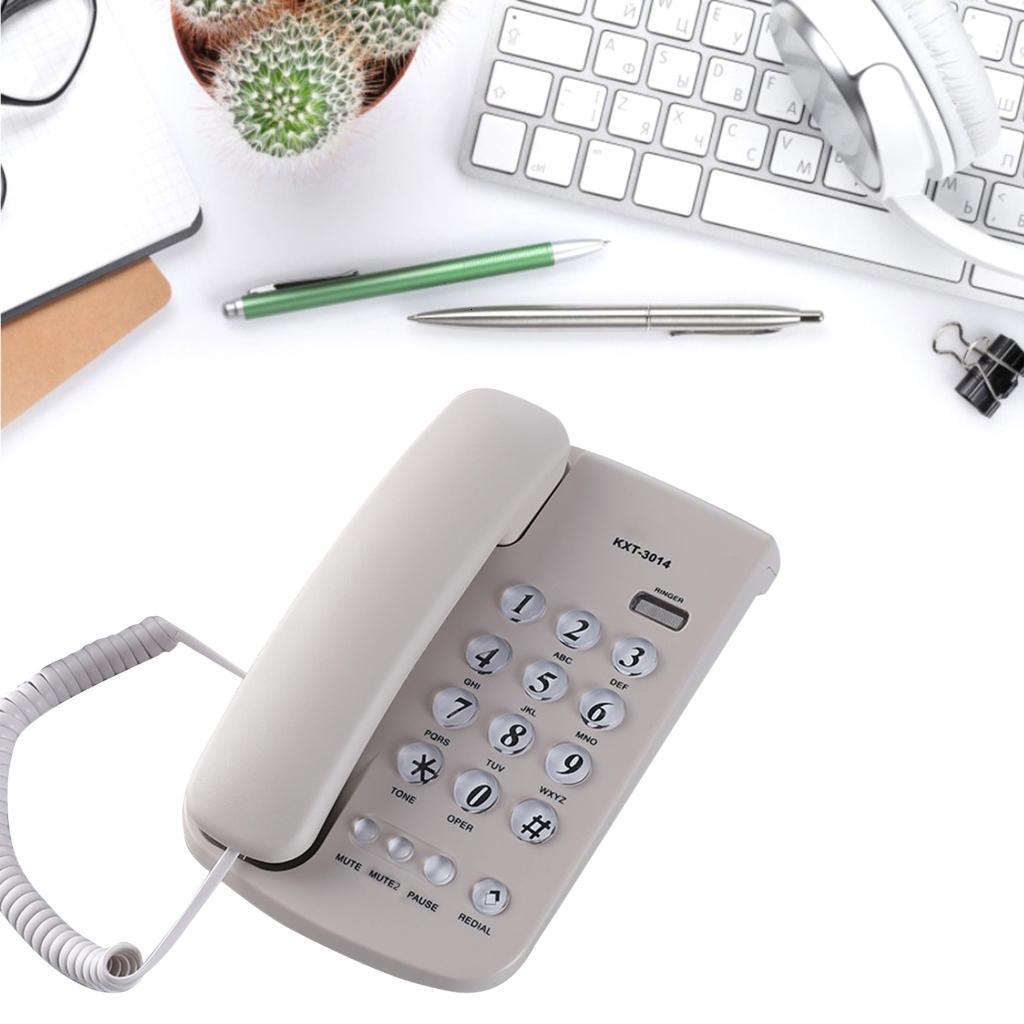 Corded Landline Phone Big Button Household Emegency Hotel Business Desktop Landline Telephone Vintage Telephones ราคา 323 บาท*ส่งฟรี