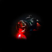 LUXIMOS Lampu Biled Projie 50W H4 3 Warna All Weather Super Terang Devil MP3 ULTRA - NINE AUTOSERIES