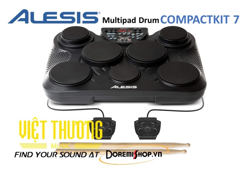 Bộ mặt trống điện tử Alesis MultiPad Drum Compactkit 7