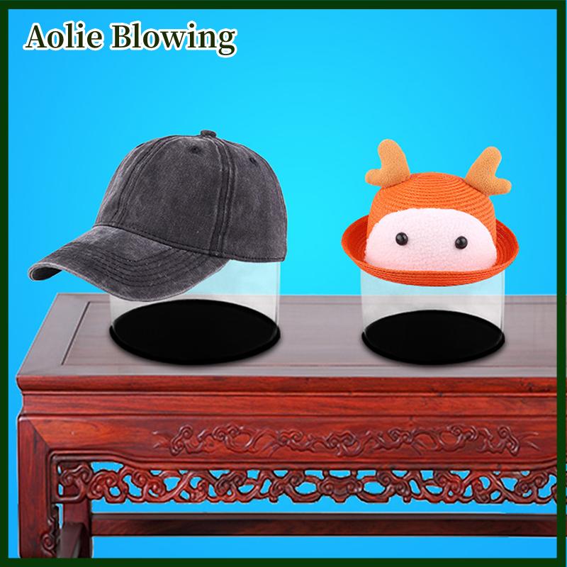 Aolie Chủ Lạm Phát không khí Inflatable PVC trong suốt hat hỗ trợ cap chủ hiển thị