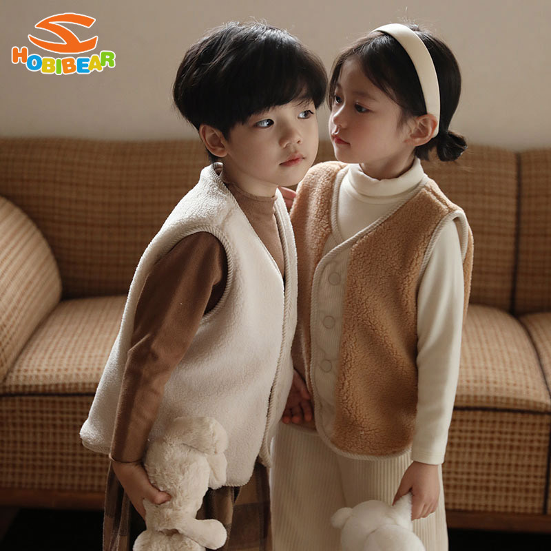 HOBIBEAR Thickened winter children's vest, baby vest, warm baby vest, children's vest for outer wear ราคา  216 บาท*ส่งฟรี
