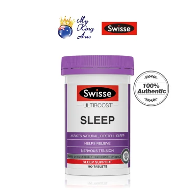 Swisse Ultiboost Sleep 100 Tab Magnesium And Herbs [My King Aus]