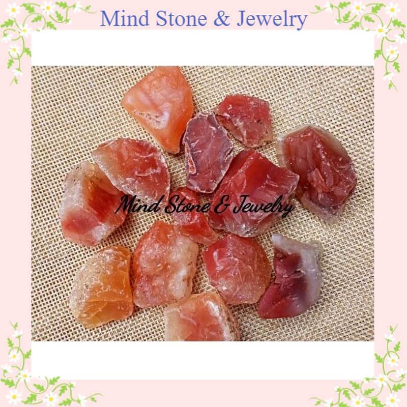 Viên đá thô Carnelian, Agate các màu nhiều kích thước