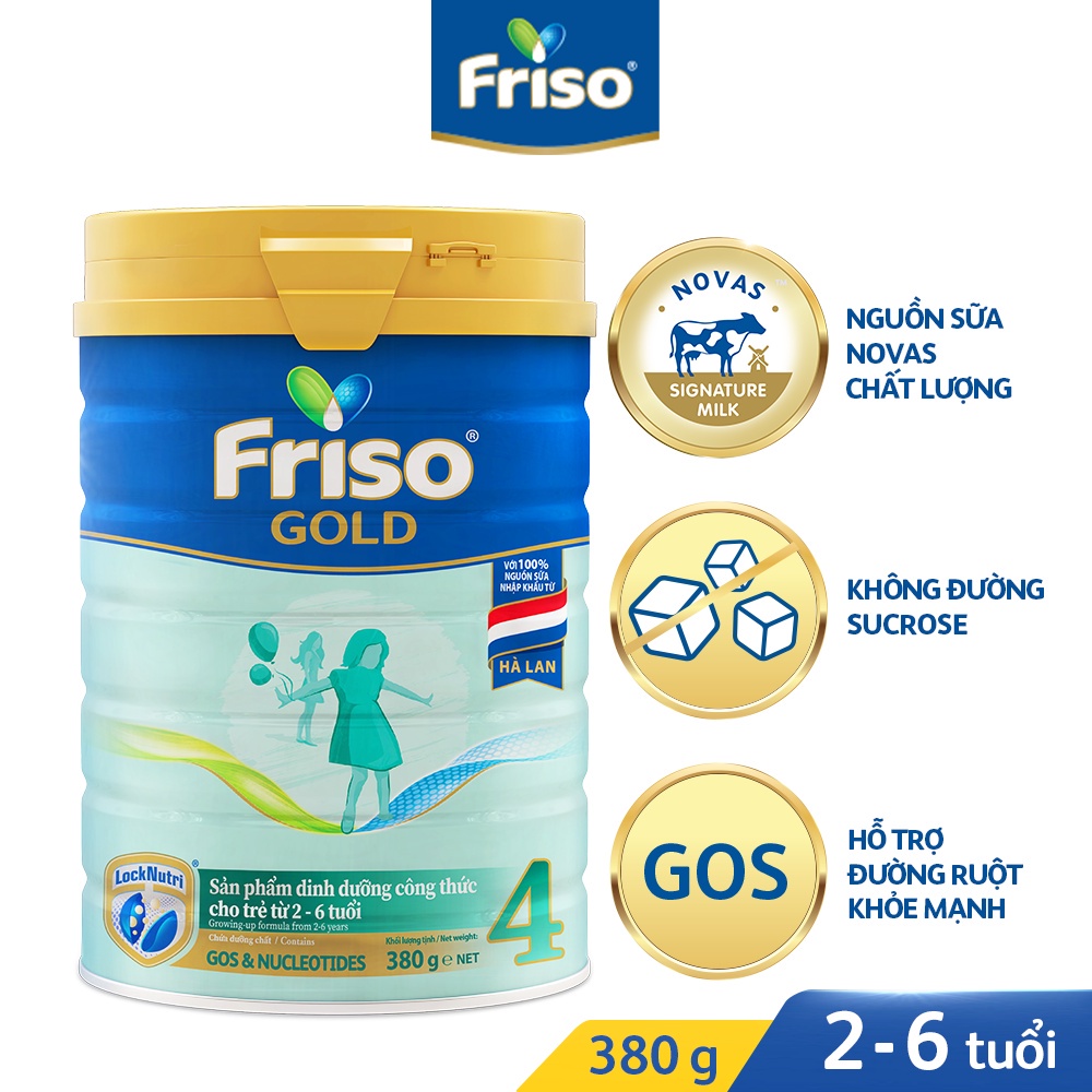 Mẫu Mới Sữa Bột Friso Gold 4 Hộp 850g