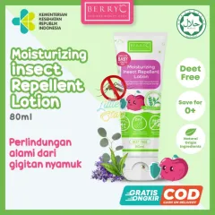 BerryC Moisturizing Insect Repellent Lotion 80gr Losion Bayi Krim Anak Anti Nyamuk Serangga
