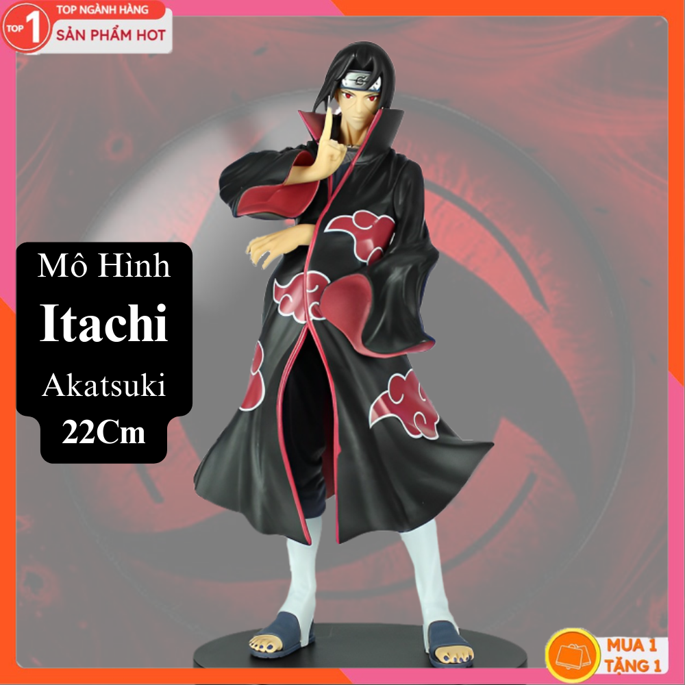 Mô Hình Itachi Akatsuki 22Cm Mô Hình Naruto Figure Mô Hình Anmie Naruto Đồ Chơi