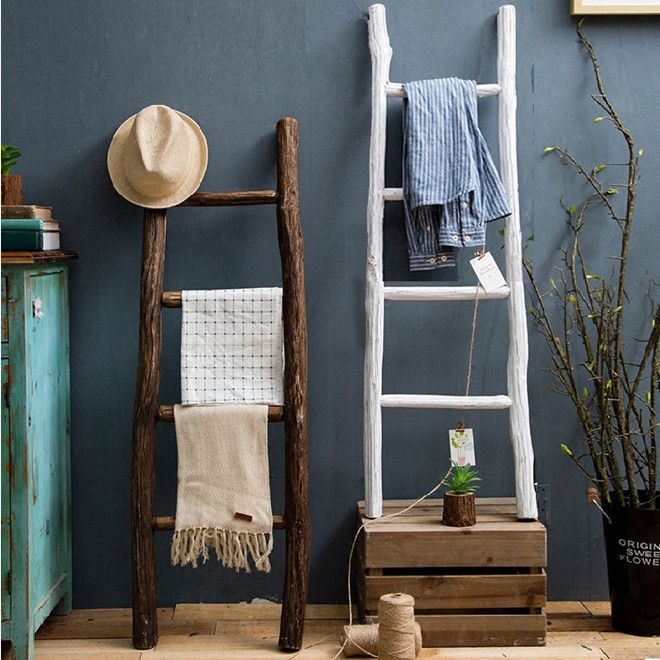 (TGTT021) Sale Bùng Nổ ,Thang Gỗ Trang Trí Decor< Làm Kệ, Chụp Ảnh >