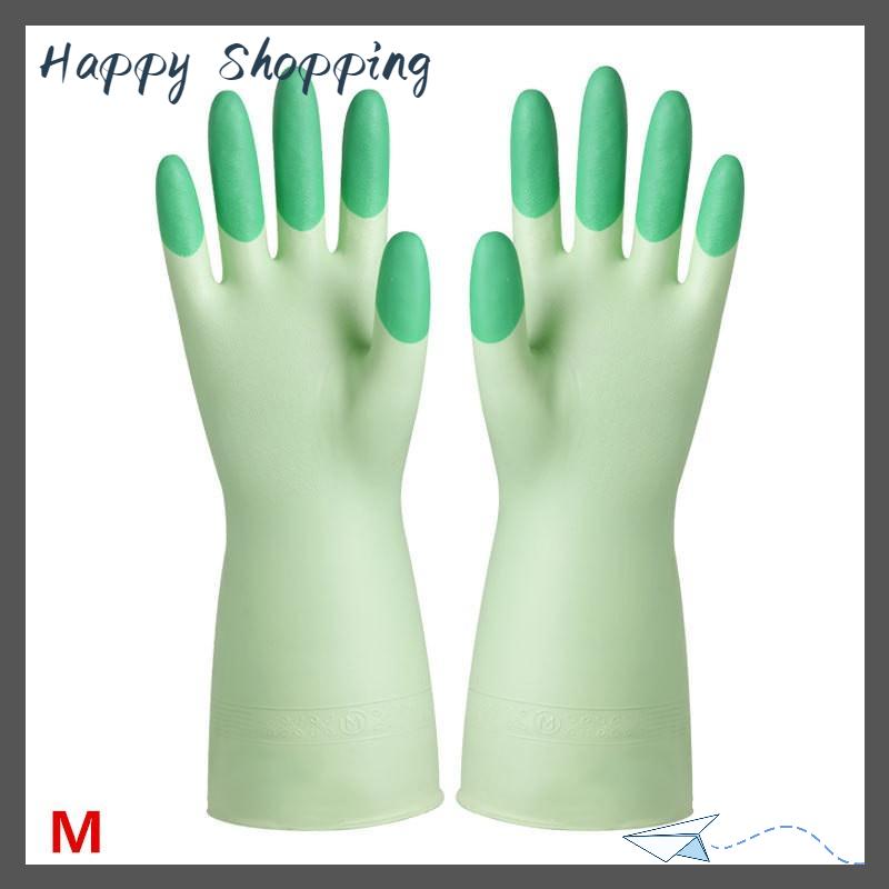 [THS Store] COD Silicone Rửa Chén Làm sạch Găng tay nhà bếp cung cấp chống trượt thuận tiện dài rửa chén găng tay tái sử dụng bền hộ gia đình - 9