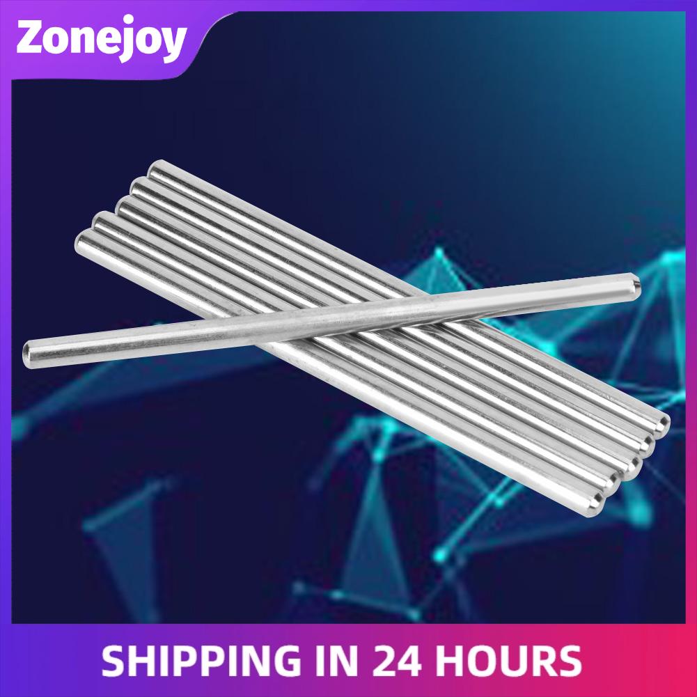 Zonejoy 6 Cái 100 Mm Thép Không Gỉ D Lỗ Trục Đồ Chơi Xe Bánh Răng Trục Tự Làm Robot Công Nghiệp Phần