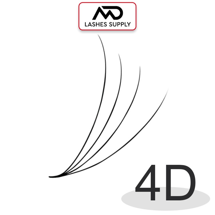 Mi fan 4d độ cong c - cc - d, độ dày 0.7 - 1 hộp 1000 fan - dụng cụ nối mi