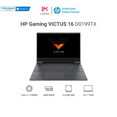 Laptop HP Gaming VICTUS 16 d0199TX 4R0U1PA i7 11800H | 8GB | 32GB+512GB | 4GB RTX3050TI | 144Hz | Win11