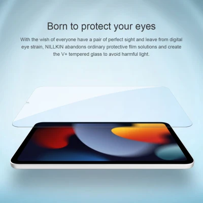 for Apple iPad Mini 6 2021 Glass Nillkin V+ 2.5D Ultra-Thin Anti-blue light Tempered Glass Screen Protector for iPad Mini 6 2021