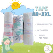 TINYSTARSHOP Ultrathin Korean Diaper Magic Tape - 50s Random Design