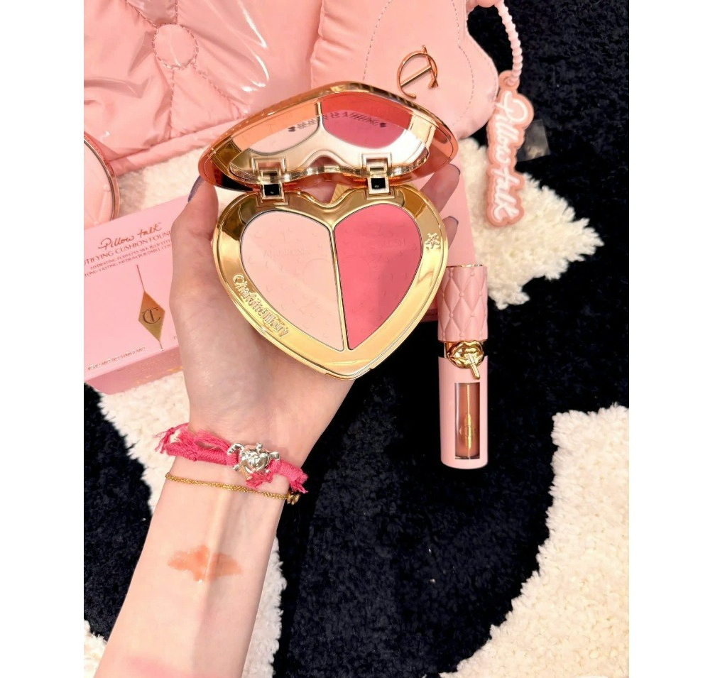 Phấn Má Hồng Charlotte Tilbury Pillow Talk Beauty Soulmates Face Palette Flawless 10g