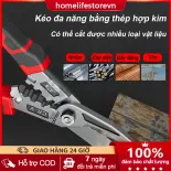 Delixi Kìm cắt dây và tuốt thép không gỉ nhẹ độ cứng cao grip thoải mái dùng công nghiệp