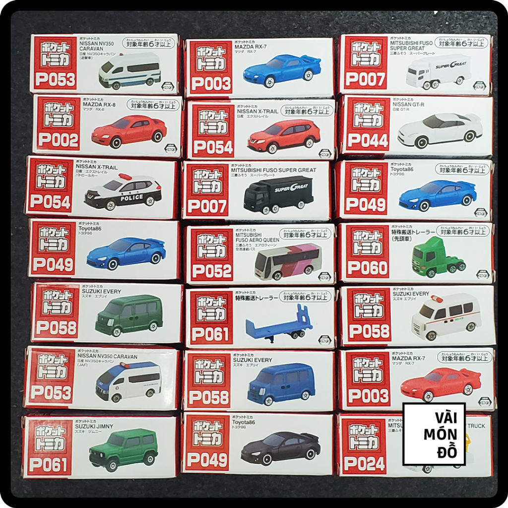 Xe Hơi Mô Hình Tomica Mini Fullbox Chính Hãng Takara Tomy
