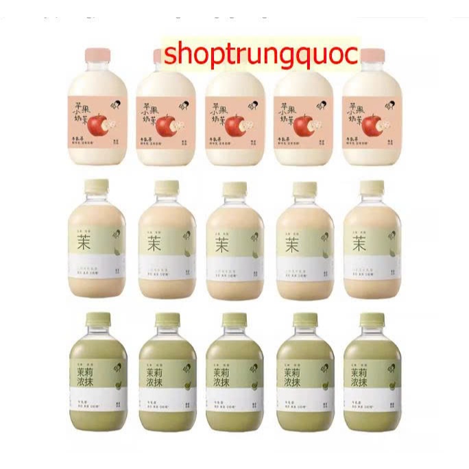Trà sữa Trυng Quốc Heytea ít đường và ít béo sữa 350 * 15 chai/ thùng