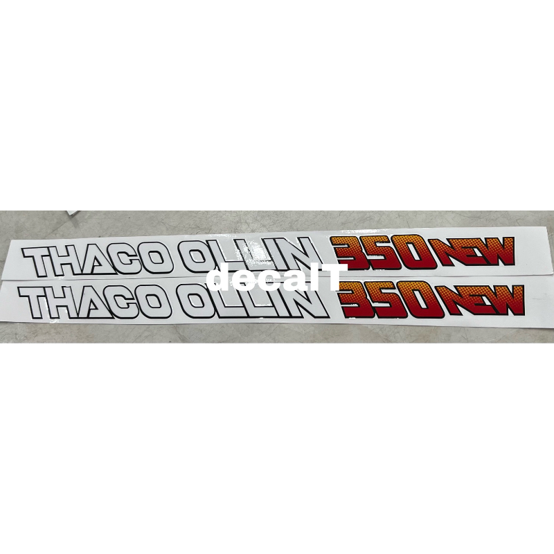 Tem Chữ Thaco Ollin 350 New Dán Xe Tải. Tem Chữ Thaco Ollin 350 New Dán Xe Tải